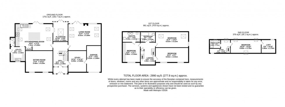 Floorplan for Redbrook Way, Adlington, SK10
