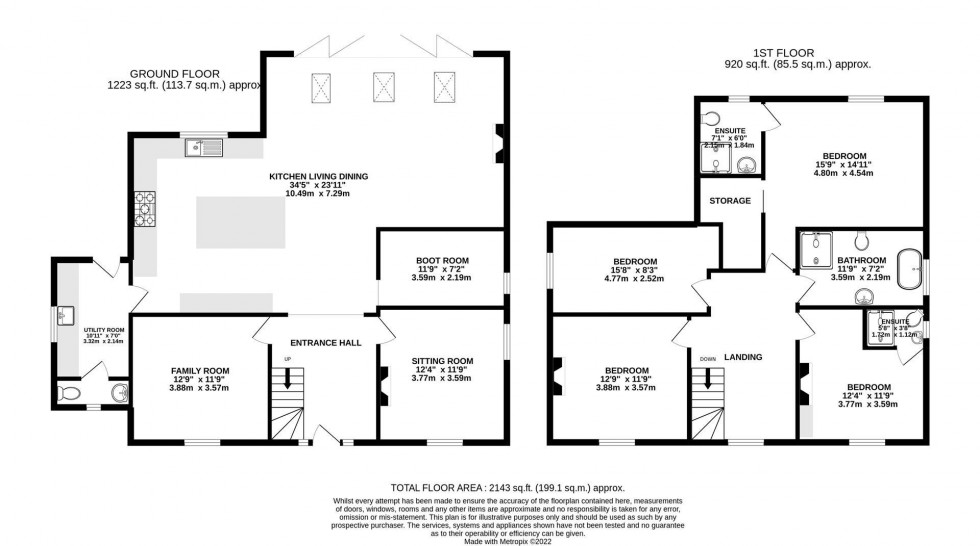 Floorplan for Congleton Road, Marton