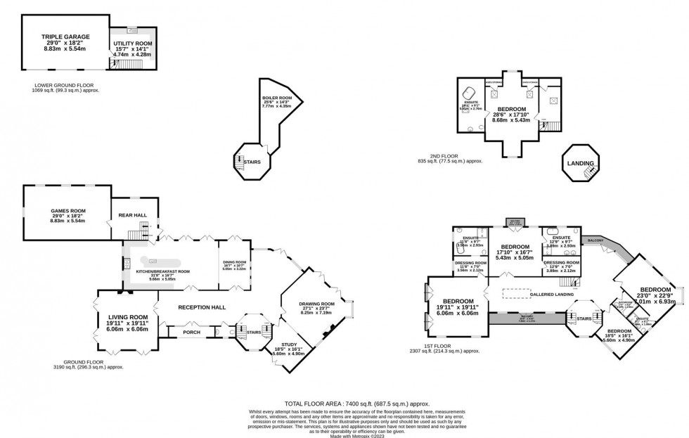 Floorplan for Macclesfield Road, Prestbury