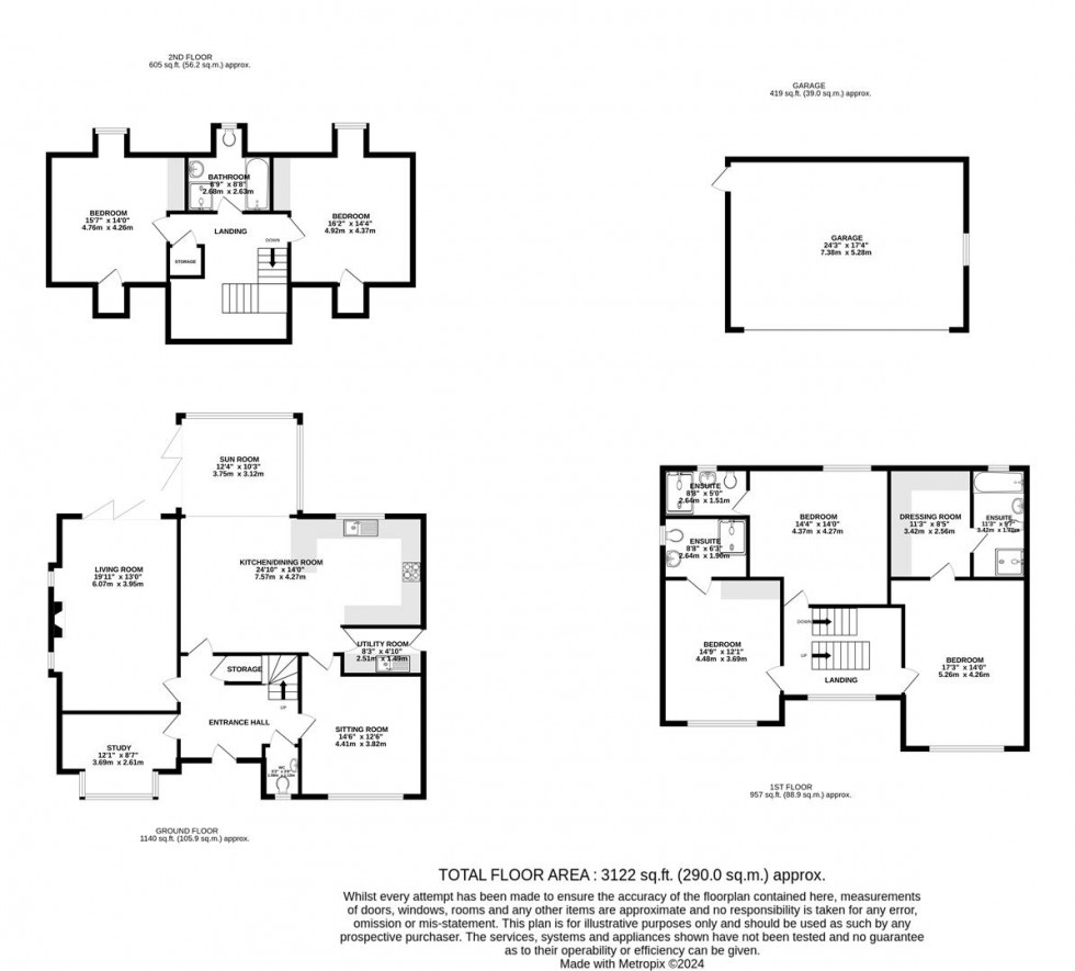 Floorplan for Bletchley Park Way, Wilmslow