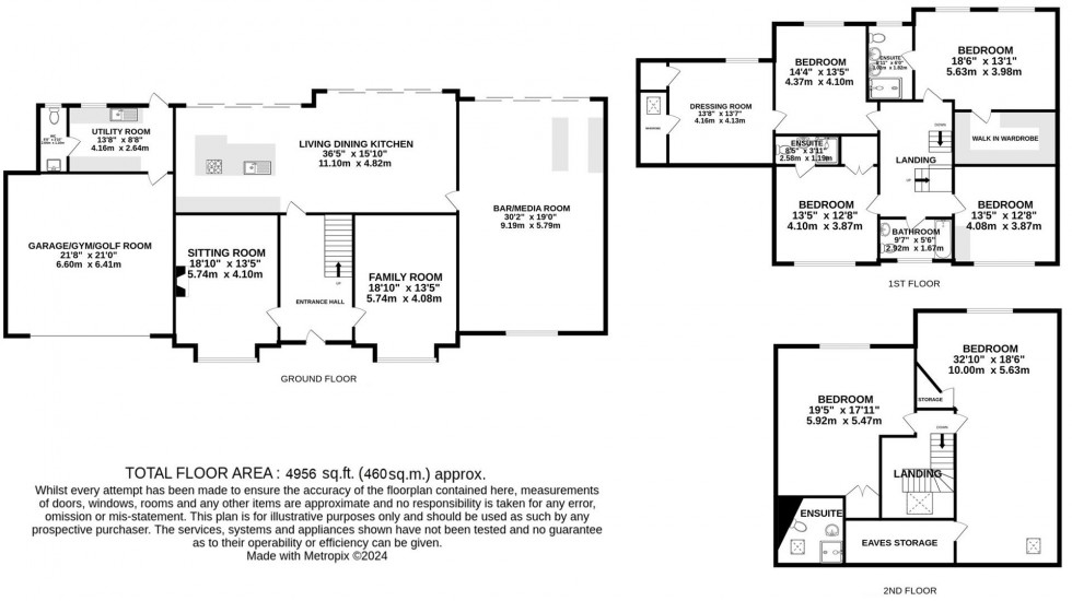 Floorplan for Chelford Road, Alderley Edge