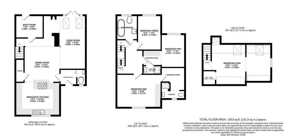 Floorplan for Duke Street, Alderley Edge