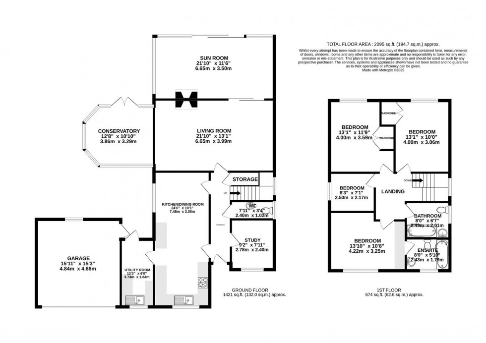 Floorplan for Downesway, Alderley Edge