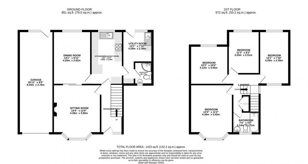 Floorplan for Regent Close, Wilmslow