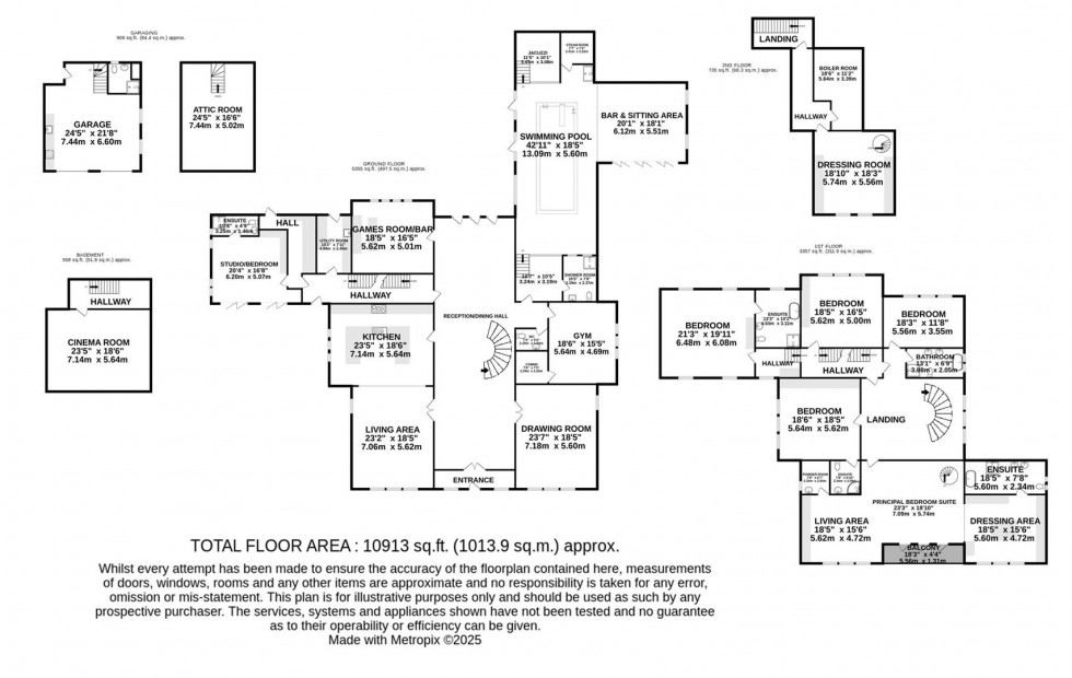 Floorplan for Congleton Road, Alderley Edge
