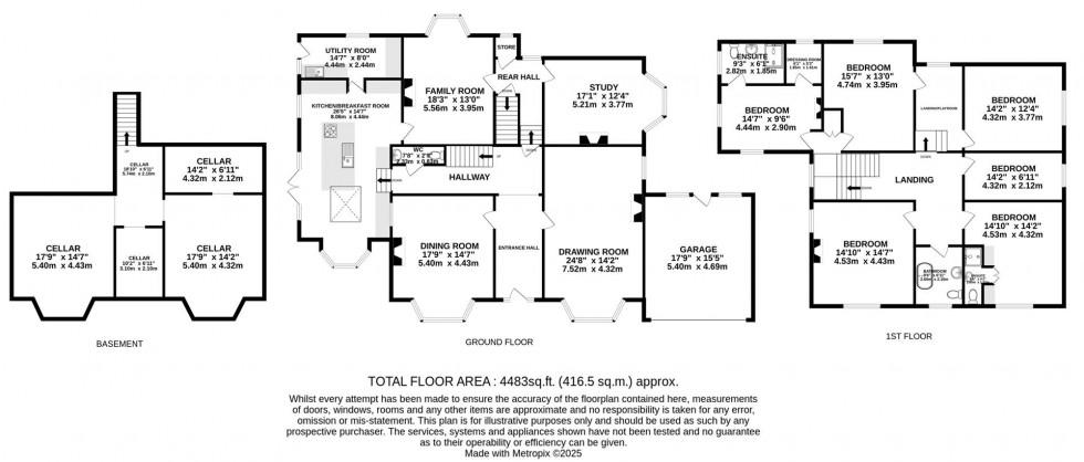 Floorplan for Moor Lane, Wilmslow