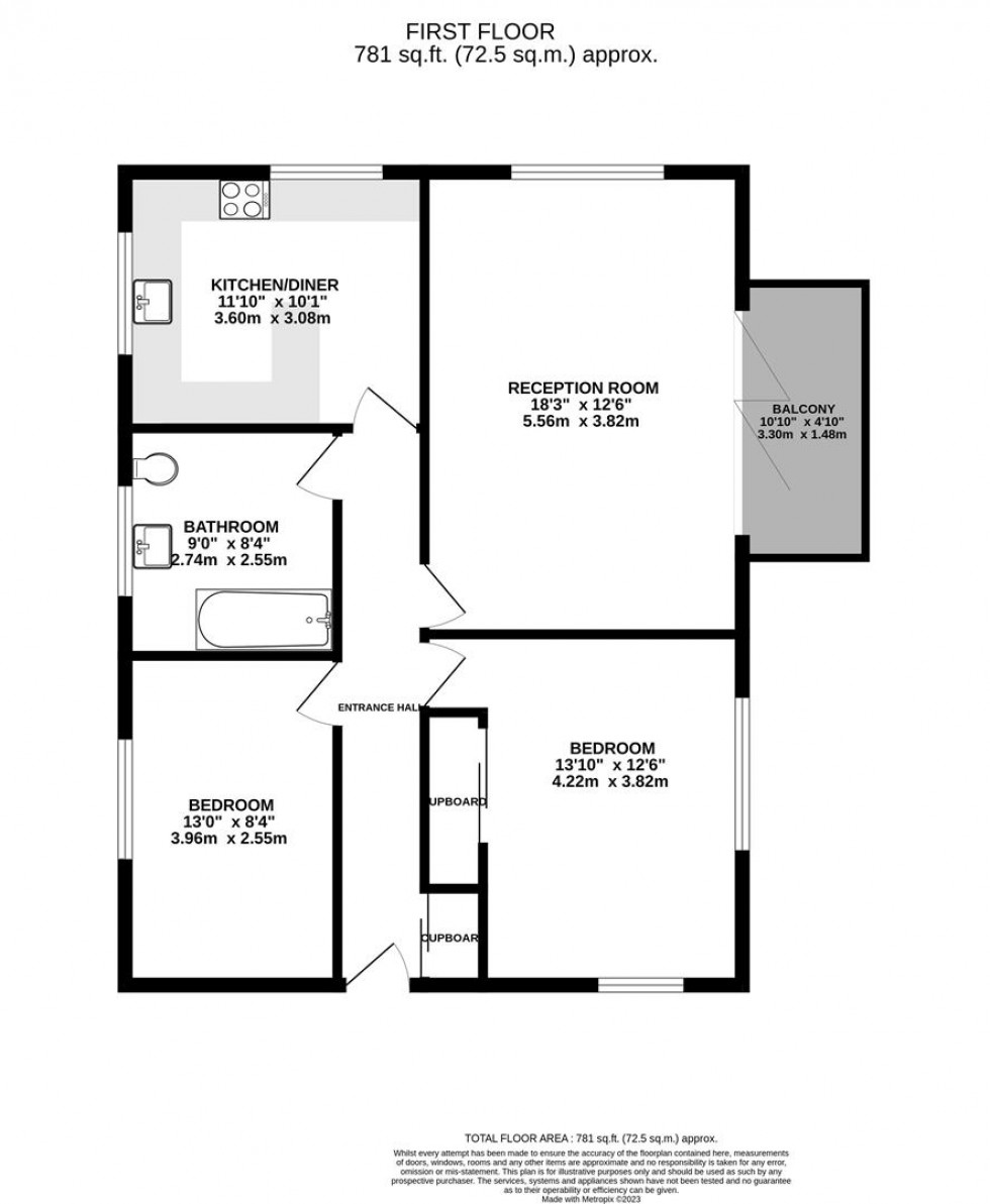 Floorplan for Beechfield Road, Alderley Edge