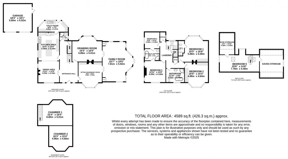 Floorplan for Knutsford Road, Alderley Edge