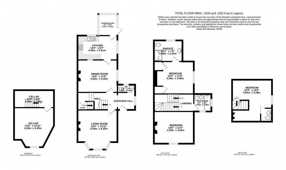 Floorplan for Trafford Road, Alderley Edge