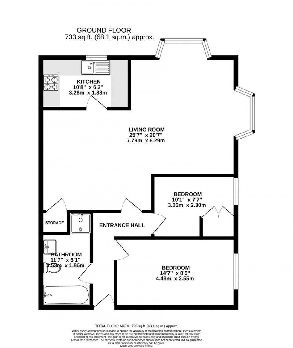 Floorplan for South Street, Alderley Edge