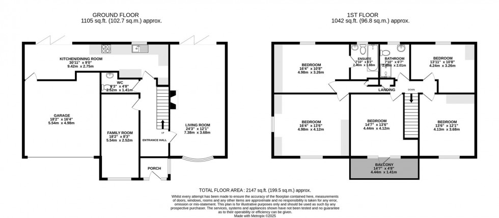 Floorplan for Haddon Close, Alderley Edge
