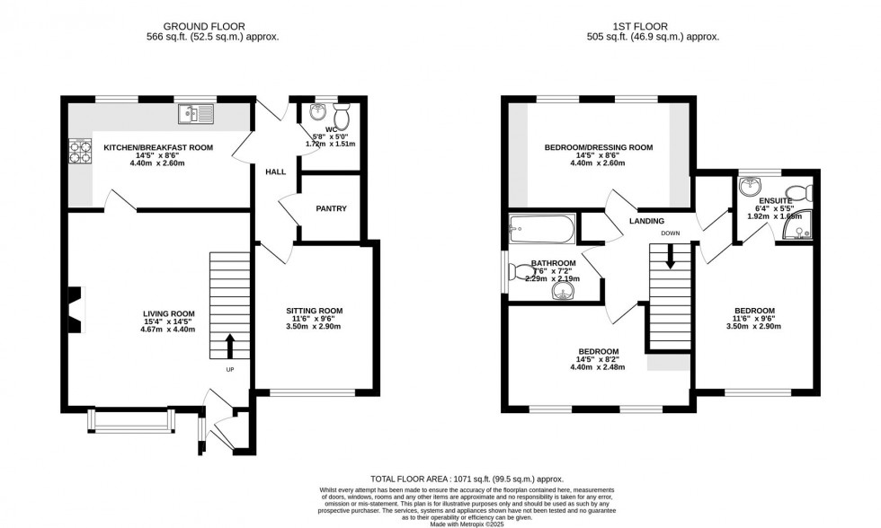 Floorplan for South Bank Close, Alderley Edge