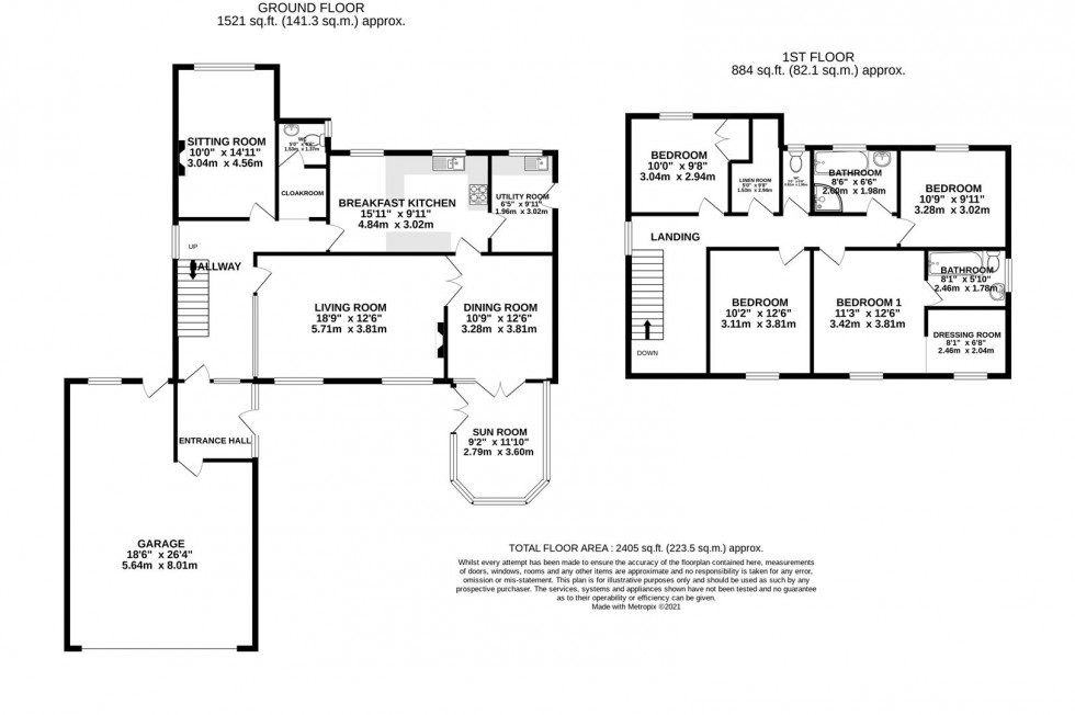 Floorplan for Davey Lane, Alderley Edge