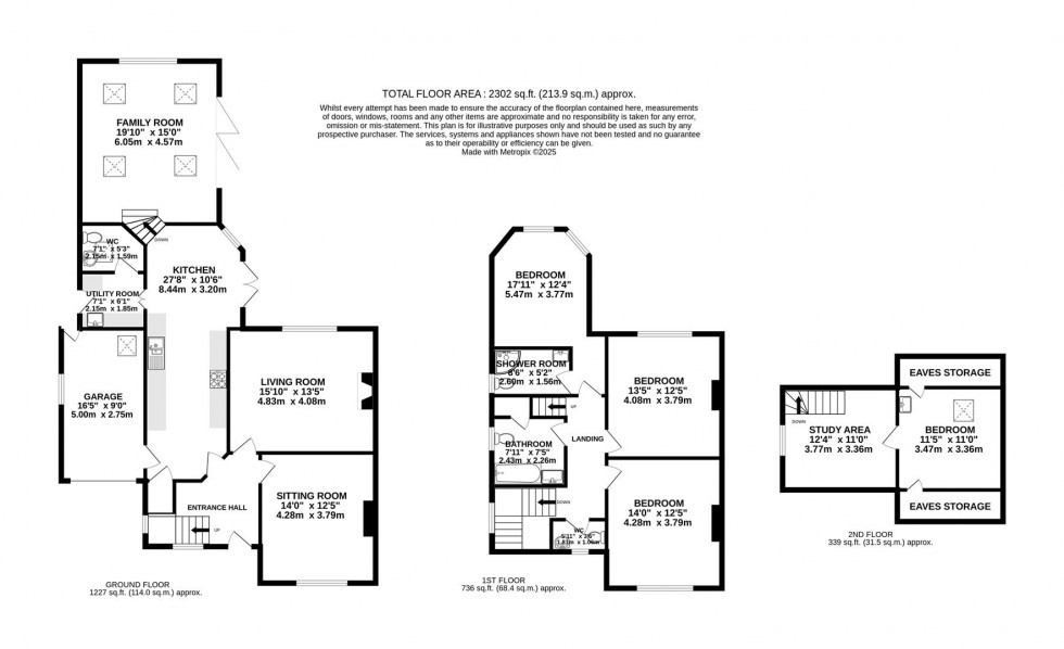 Floorplan for Heyes Lane, Alderley Edge