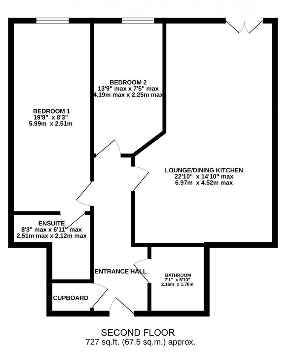 Floorplan for George Street, Alderley Edge
