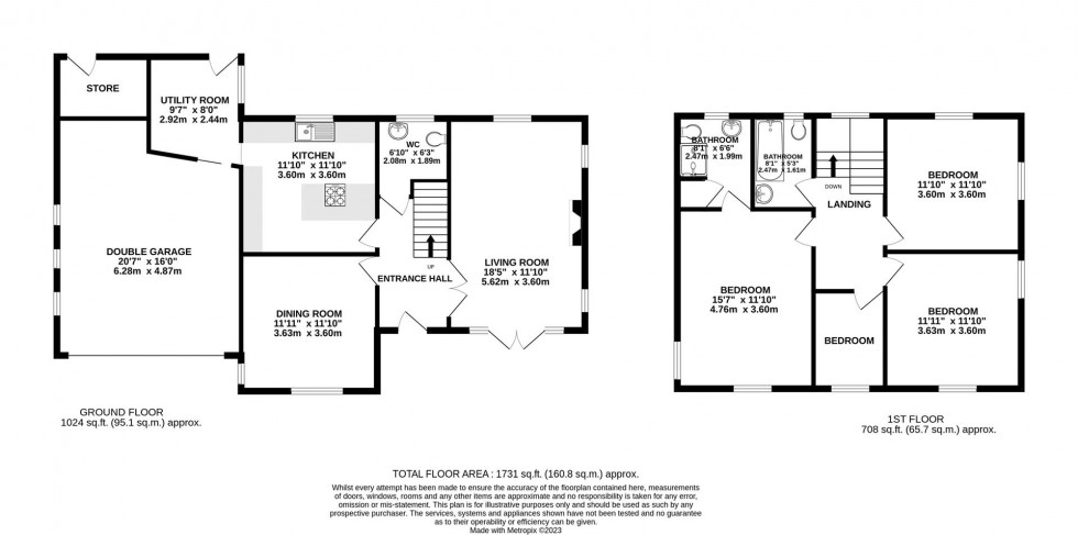 Floorplan for Woodbrook Road, Alderley Edge
