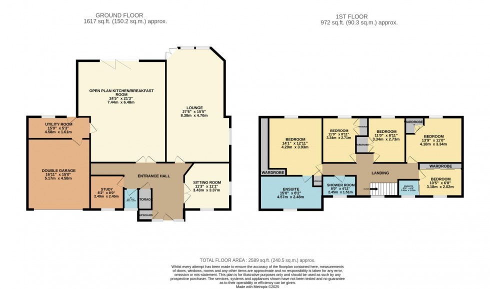 Floorplan for Beaufort Close, Alderley Edge