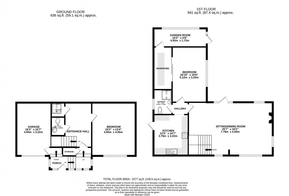 Floorplan for Trafford Road, Alderley Edge