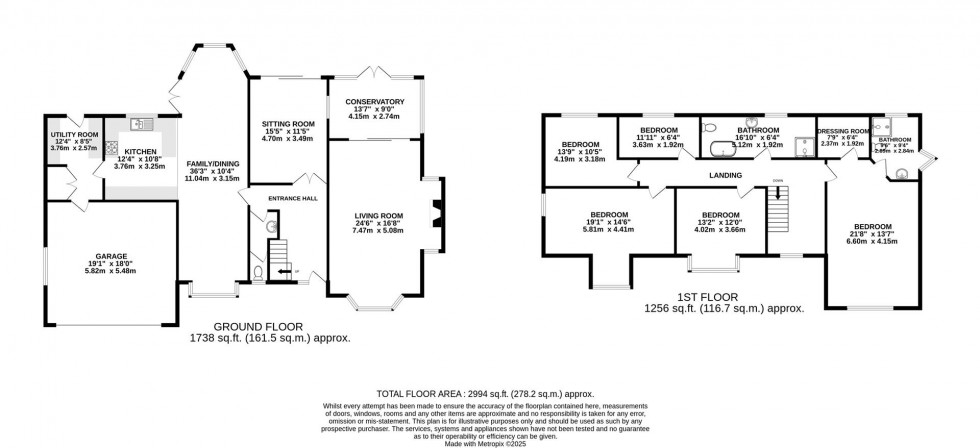 Floorplan for Magnolia Rise, Prestbury