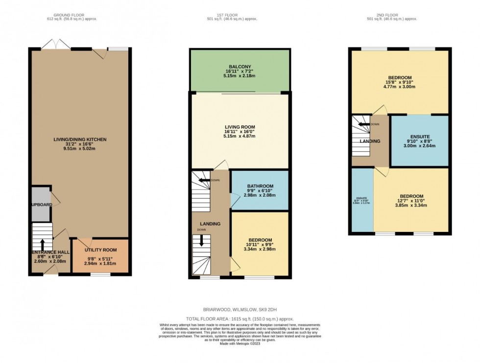 Floorplan for Briarwood, Wilmslow
