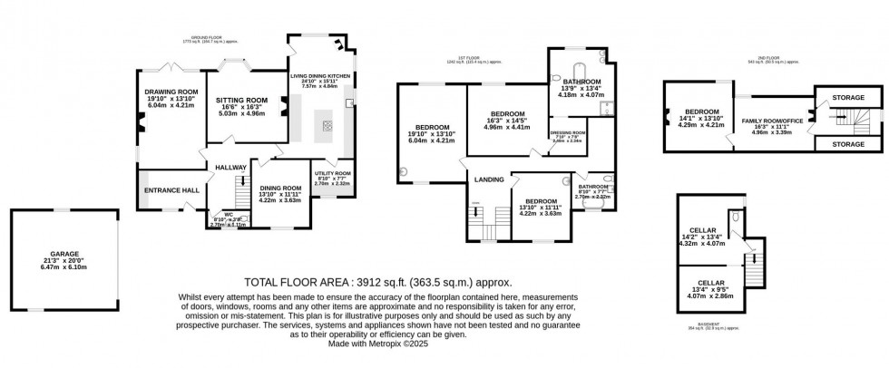 Floorplan for Congleton Road, Alderley Edge