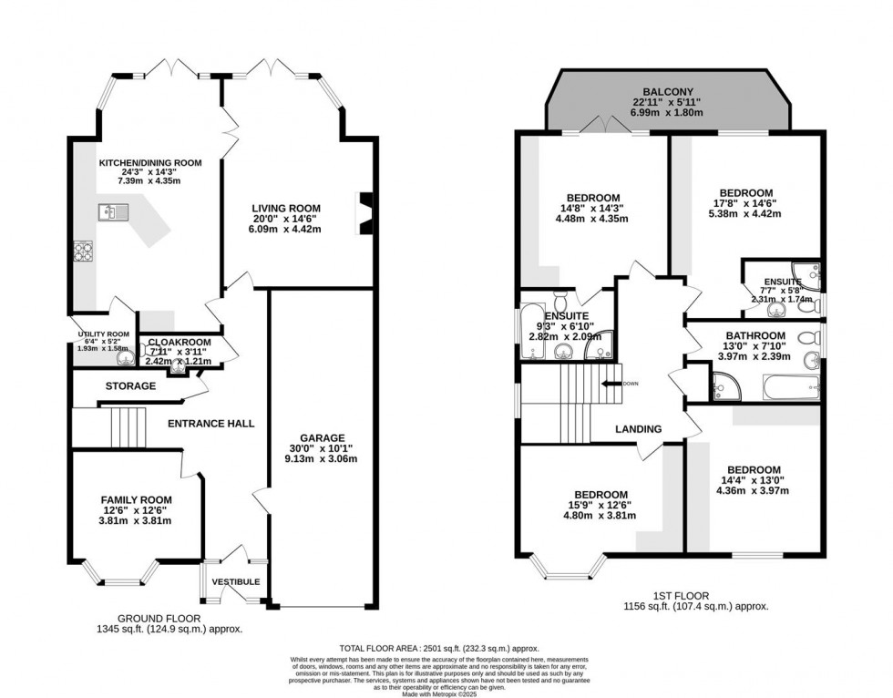 Floorplan for Horseshoe Lane, Alderley Edge