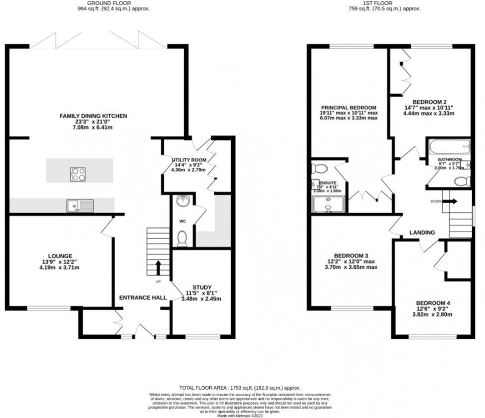 Floorplan for Devonshire Drive, Alderley Edge
