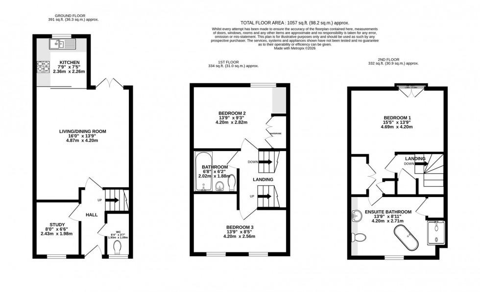 Floorplan for Arderne Place, Alderley Edge
