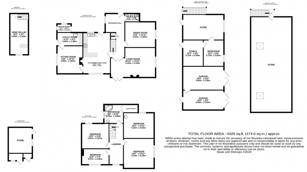 Floorplan for Twemlow Green, Holmes Chapel