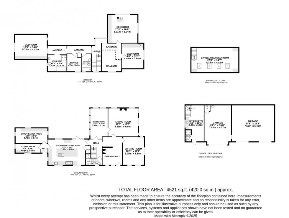 Floorplan for Woodford Lane, Mottram St Andrew