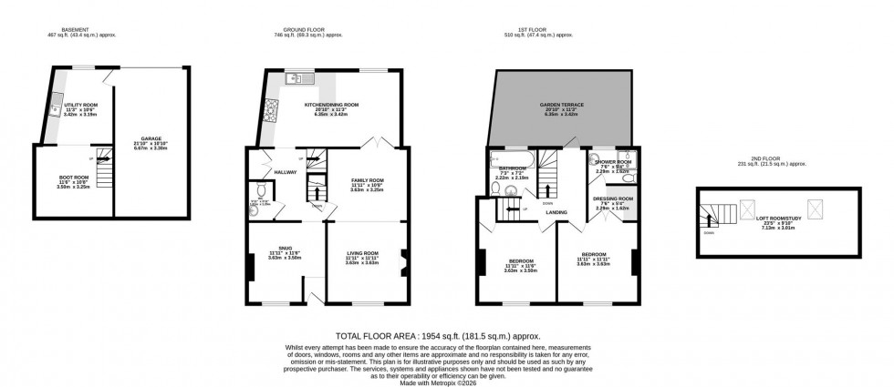 Floorplan for Lydiat Lane, Alderley Edge