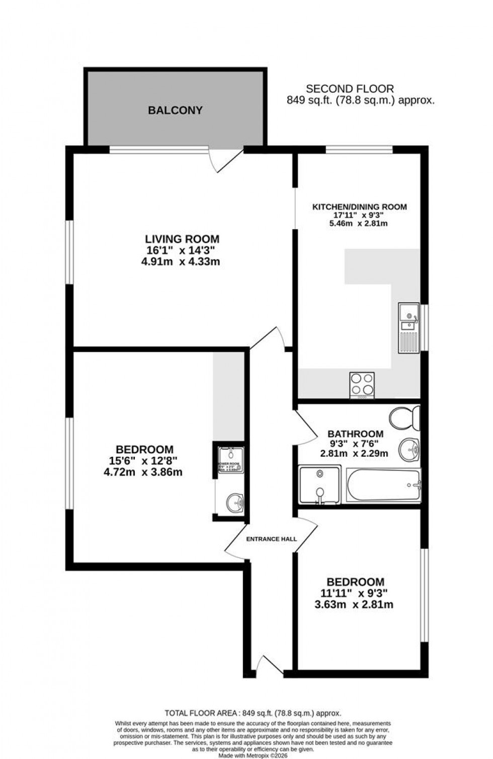 Floorplan for Beechfield Road, Alderley Edge