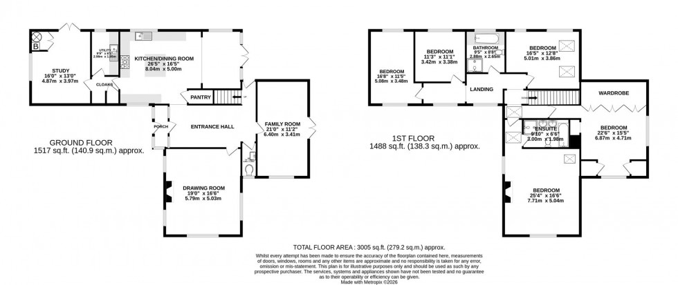 Floorplan for Mottram Road, Alderley Edge