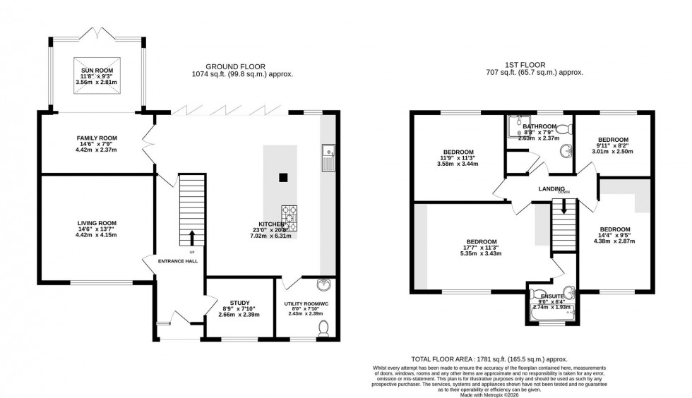 Floorplan for Beechfield Road, Alderley Edge