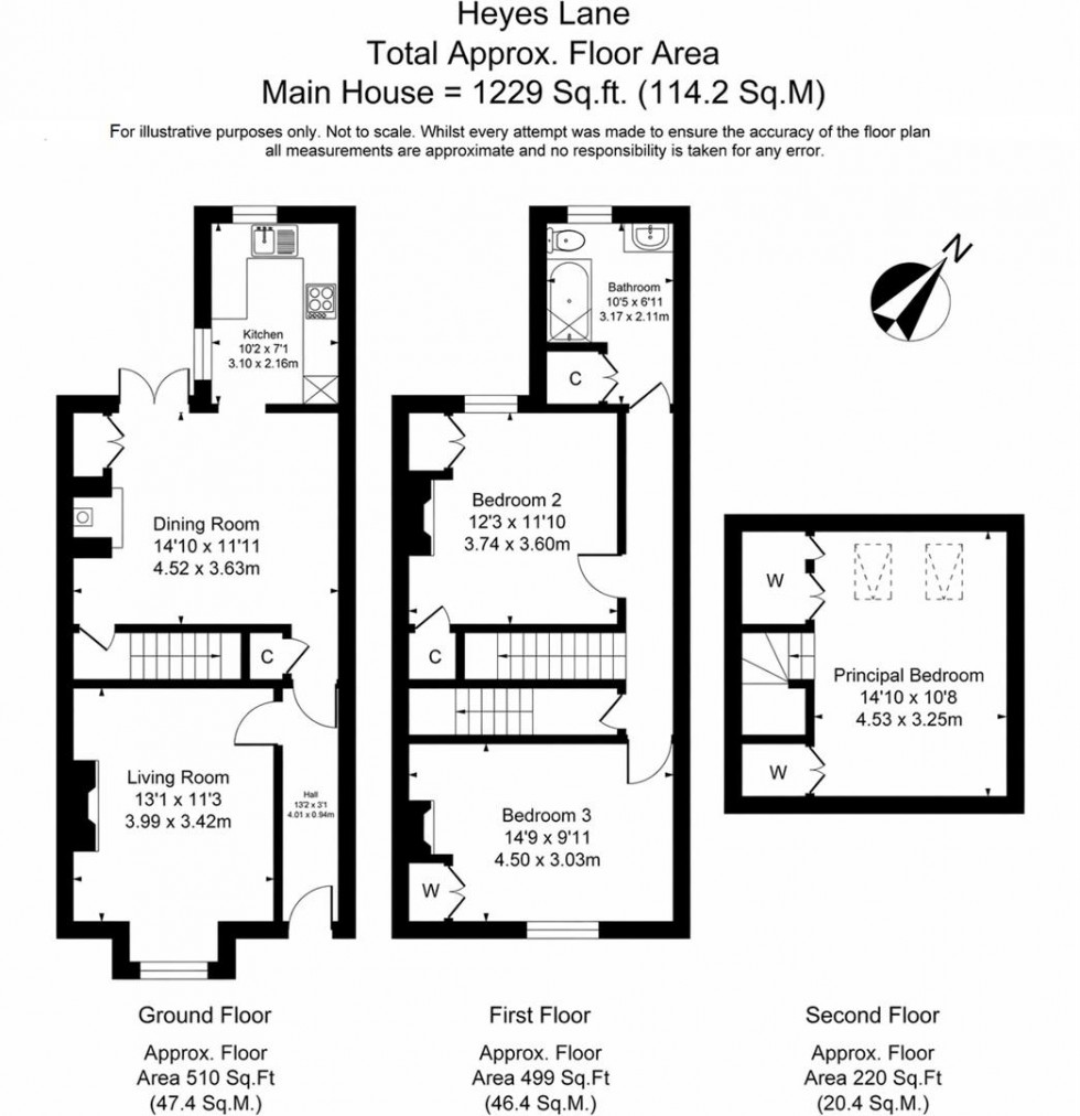 Floorplan for Heyes Lane, Alderley Edge