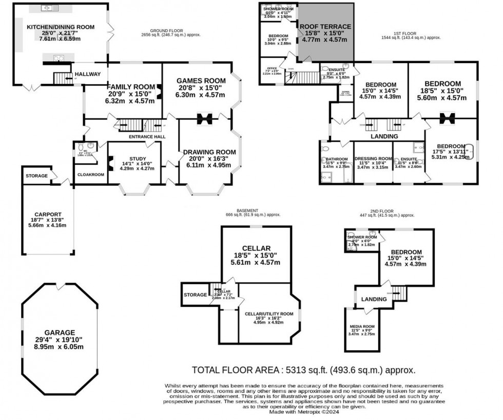 Floorplan for Macclesfield Road, Alderley Edge