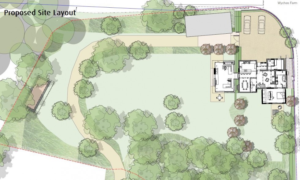 Floorplan for Farmhouse with 7 Acres on Soss Moss, Nether Alderley