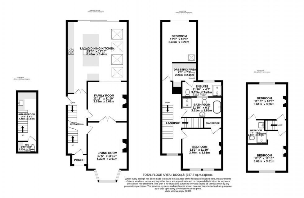 Floorplan for Trafford Road, Alderley Edge