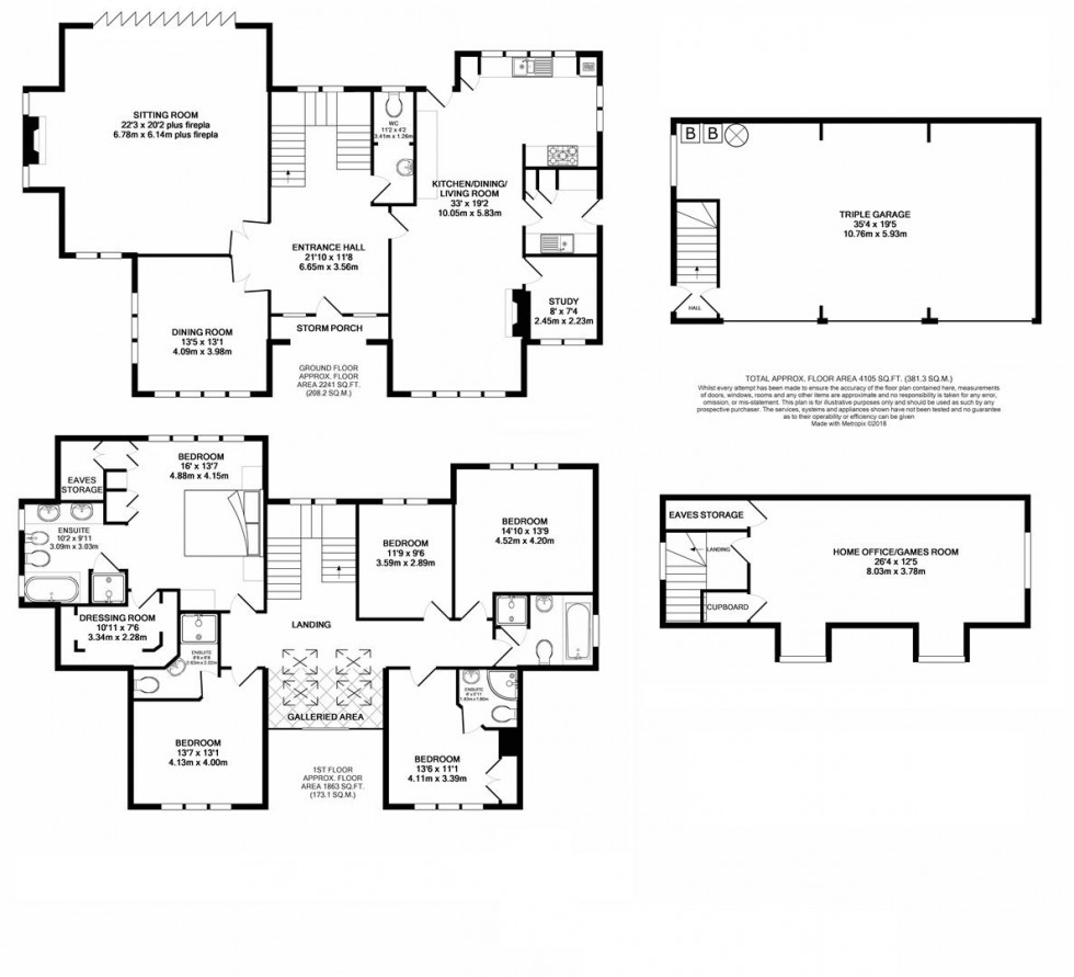 Floorplan for Seven Sisters Lane, Knutsford