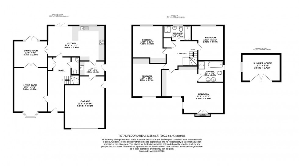 Floorplan for Tanyard Close, Wilmslow