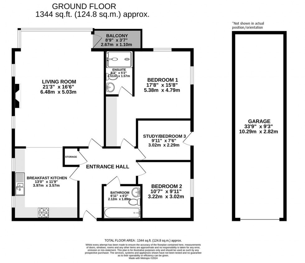 Floorplan for The Village, Prestbury, SK10