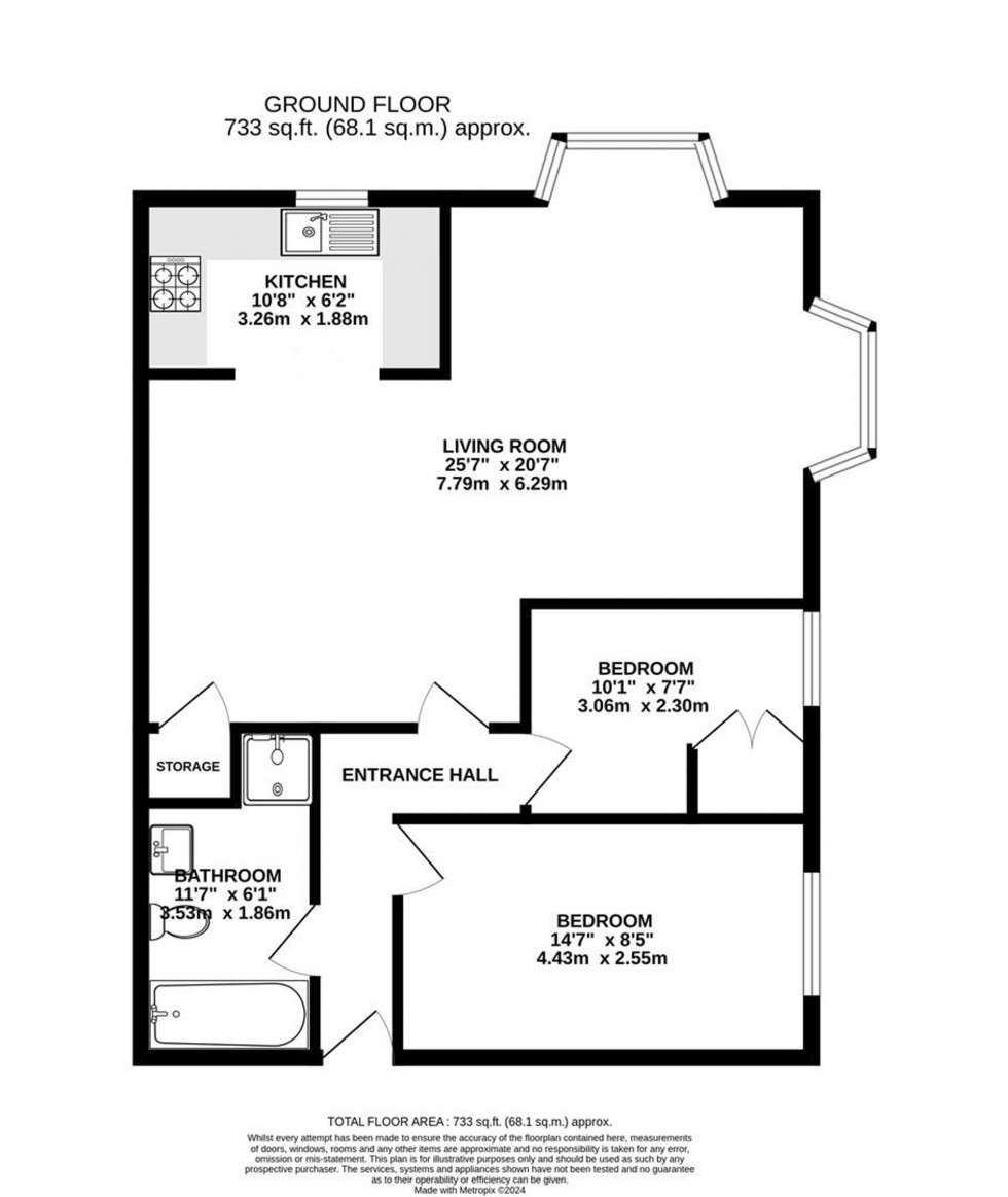 Floorplan for South Street, Alderley Edge, SK9