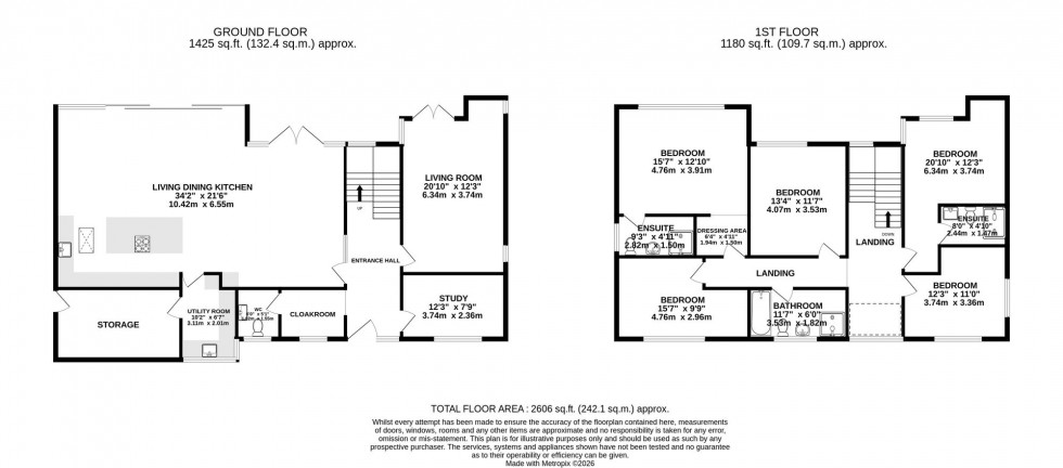 Floorplan for Sutton Road, Alderley Edge, SK9