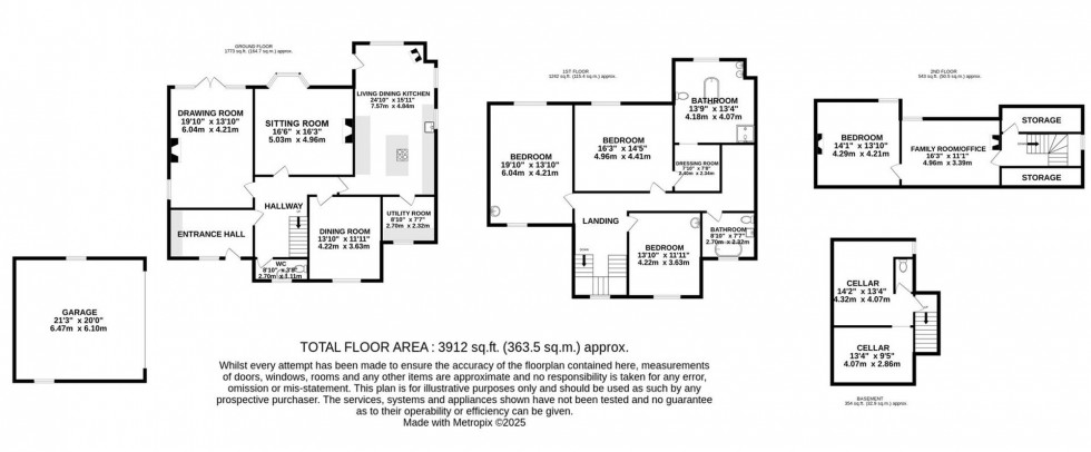 Floorplan for 32 Congleton Road, Alderley Edge, SK9
