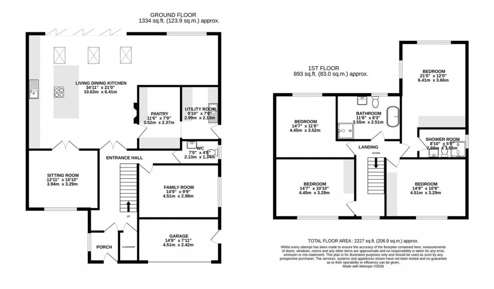 Floorplan for Downesway, Alderley Edge, SK9