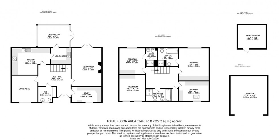 Floorplan for Wilmslow Road, Mottram St. Andrew, SK10