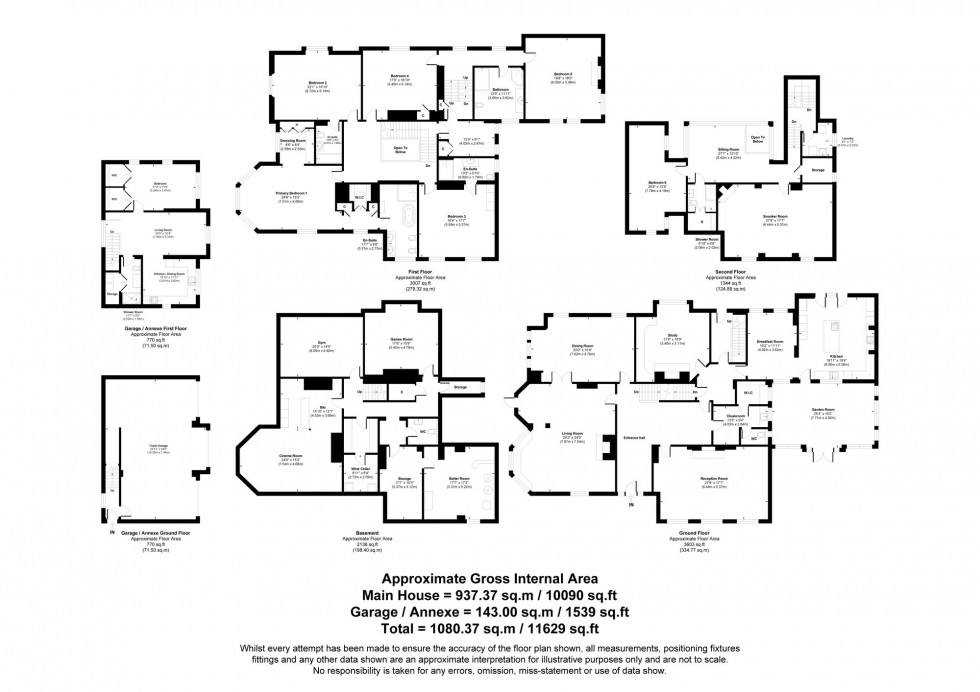 Floorplan for Macclesfield Road, Alderley Edge, SK9