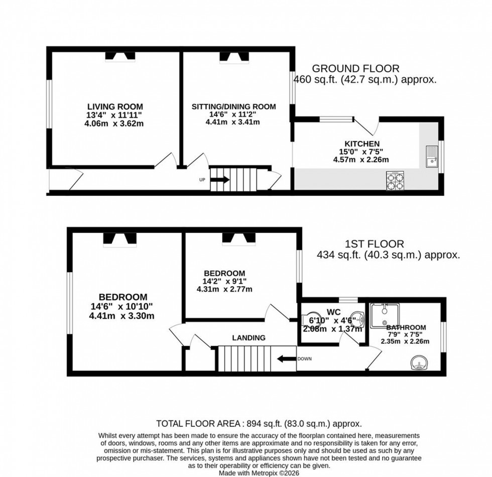Floorplan for Lacey Avenue, Wilmslow, SK9